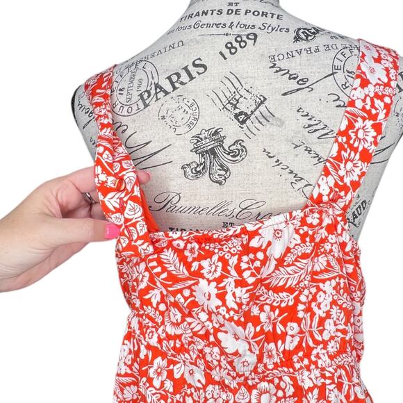 Market & Spruce (S) Adjustable Button Straps Smocked Back Dress - Stitch Fix - Picture 10 of 13